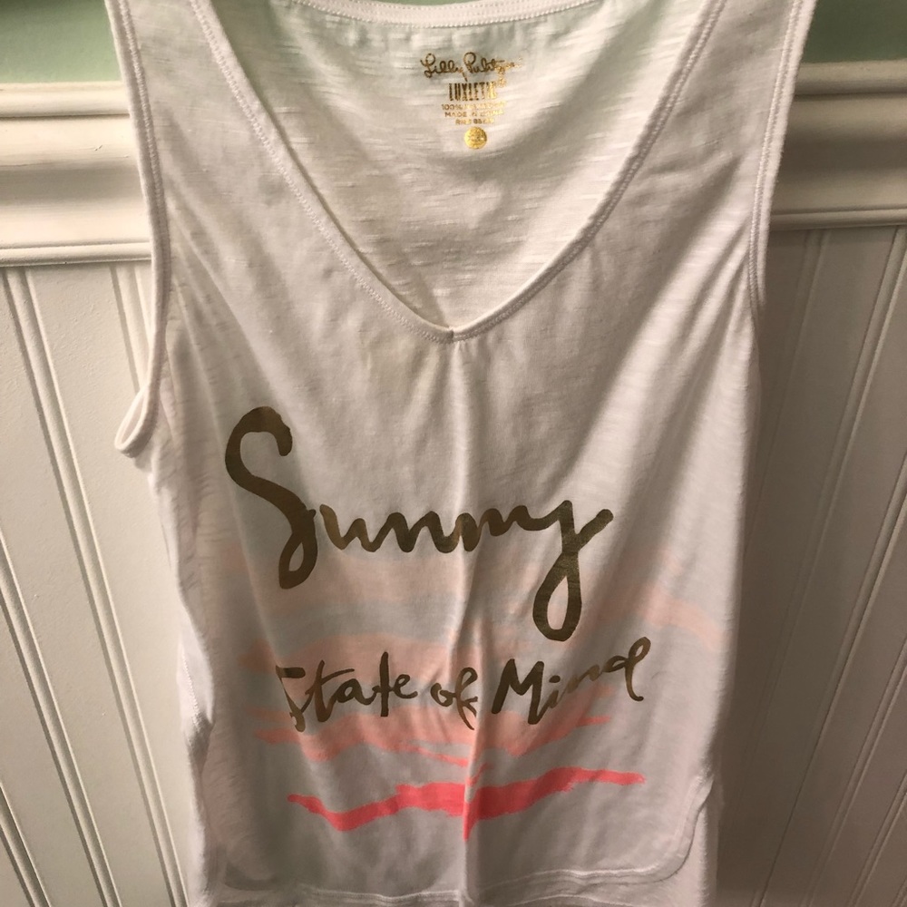 Lilly Pulitzer ‘Sunny State of Mind’ cotton tank